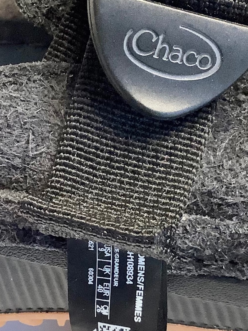 Chaco Paonia Clogs Waterproof Black Suede Women's Size 9 - Picture 4 of 4